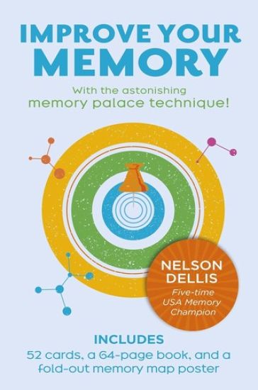 Improve Your Memory: With the Astonishing Memory Palace Technique: Includes 52 Cards, 64-Page Book, and a Fold-Out Memory Map Poster
