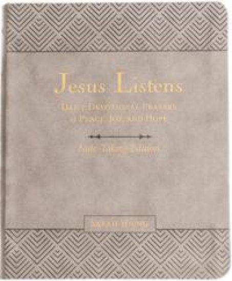 Jesus Listens Note-Taking Edition, Leathersoft, Gray, with Full Scriptures