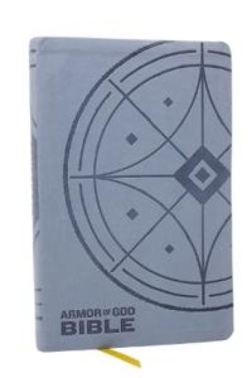 KJV Armor of God Bible, Blue/Gray Leathersoft (Children’s Bible, Red Letter, Comfort Print, Holy Bible): King James Version