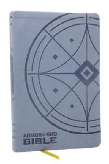 NKJV Armor of God Bible, Blue/Gray Leathersoft (Children’s Bible, Red Letter, Comfort Print, Holy Bible): New King James Version