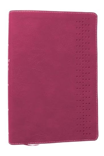 Student Study Bible: A Guide to Knowing and Living God’s Word (NKJV, Pink Leathersoft, Red Letter, Comfort Print)