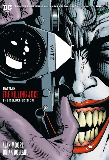 Batman: The Killing Joke Deluxe – Alan Moore, kirjan kansikuva