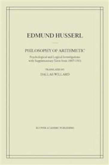 Philosophy of Arithmetic
