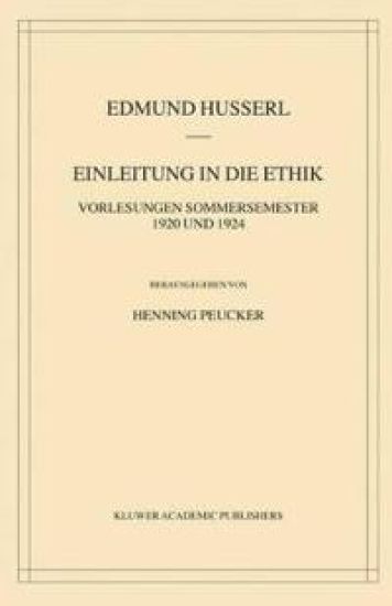 Einleitung in die Ethik