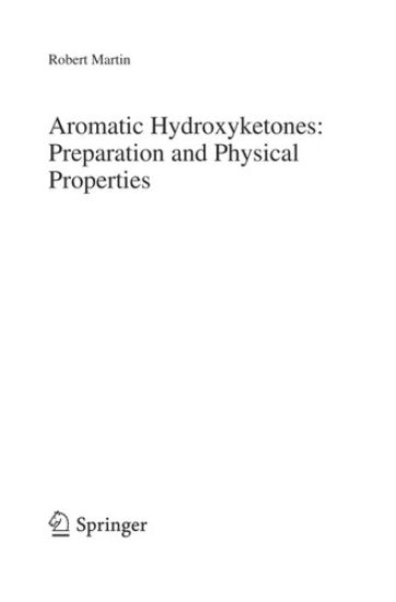Aromatic Hydroxyketones: Preparation and Physical Properties