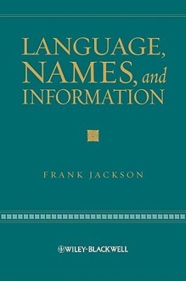 Language, Names, and Information