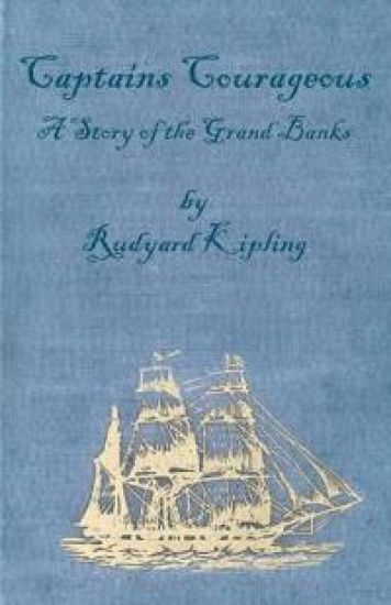 Captains Courageous - A Story of The Grand Banks – Rudyard Kipling, kirjan kansikuva