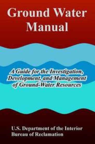 Ground Water Manual – U S Department of the Interior, kirjan kansikuva