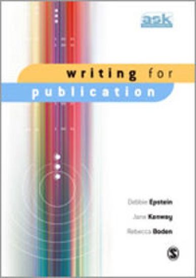 Writing for Publication – Debbie Epstein, kirjan kansikuva