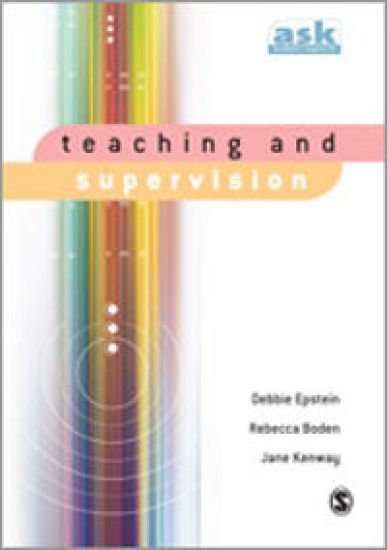 Teaching and Supervision – Debbie Epstein, kirjan kansikuva