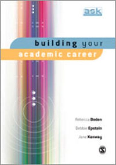 Building Your Academic Career – Rebecca Boden, kirjan kansikuva