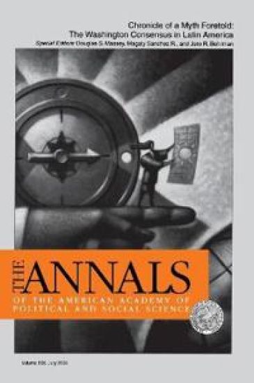 Chronicle of a Myth Foretold: The Washington Consensus in Latin America – Douglas S. Massey, kirjan kansikuva
