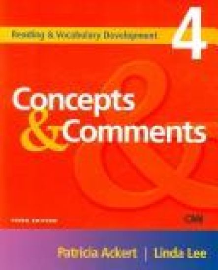 Reading and Vocabulary Development 4: Concepts & Comments