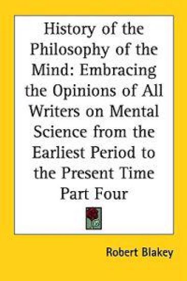 History of the Philosophy of the Mind