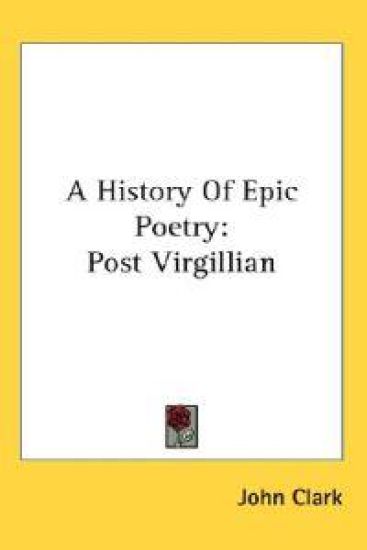 History Of Epic Poetry