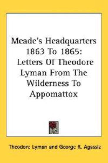 Meade's Headquarters 1863 To 1865