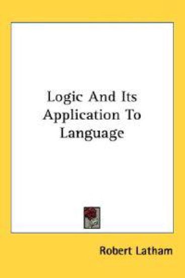 Logic And Its Application To Language