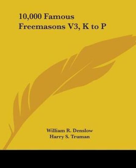 10,000 Famous Freemasons from K to Z