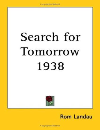 Search For Tomorrow 1938