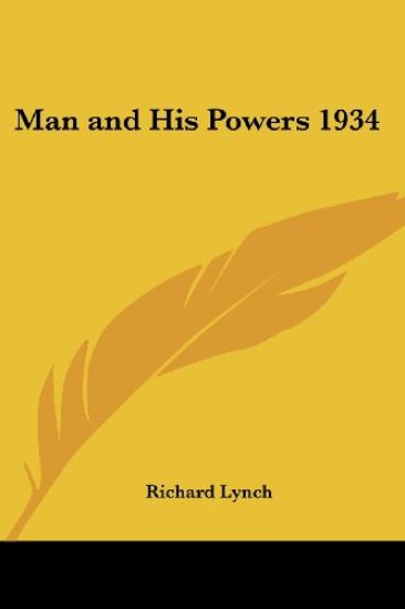 Man and His Powers 1934