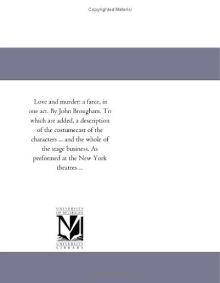 Love and murder