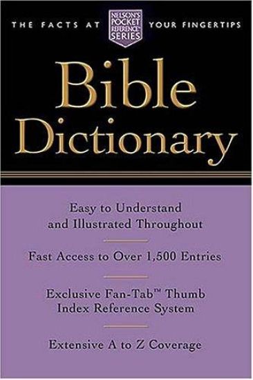 Pocket Bible Dictionary
