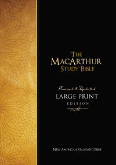 The NASB, MacArthur Study Bible, Large Print,  Hardcover, Thumb Indexed