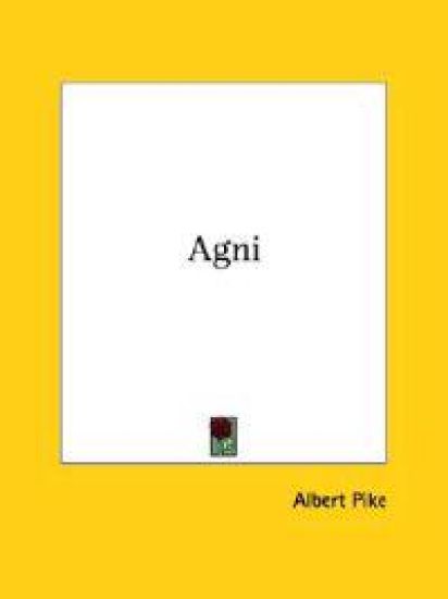 Agni – Albert Pike, kirjan kansikuva