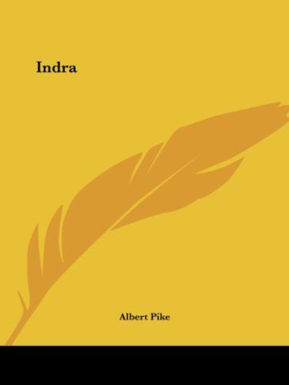 Indra – Albert Pike, kirjan kansikuva