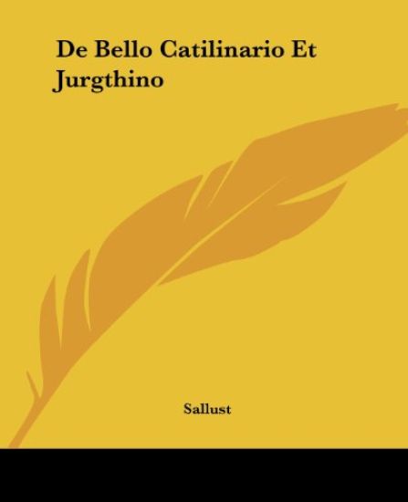 De Bello Catilinario Et Jurgthino