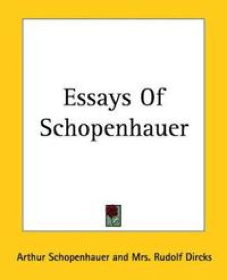 Essays Of Schopenhauer