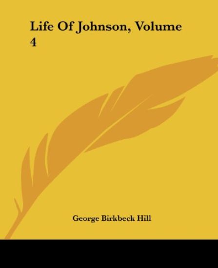 Life Of Johnson, Volume 4