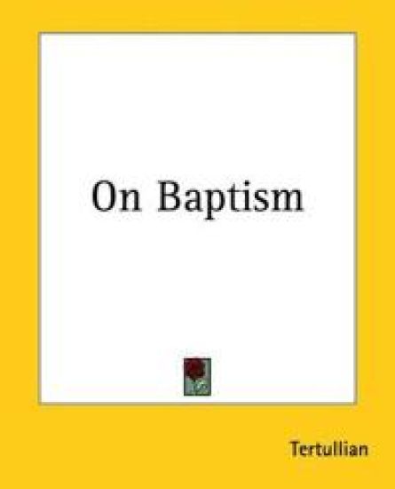 On Baptism