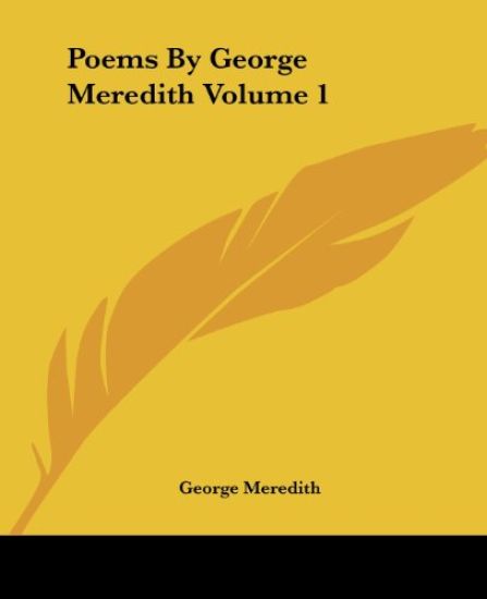 Poems By George Meredith