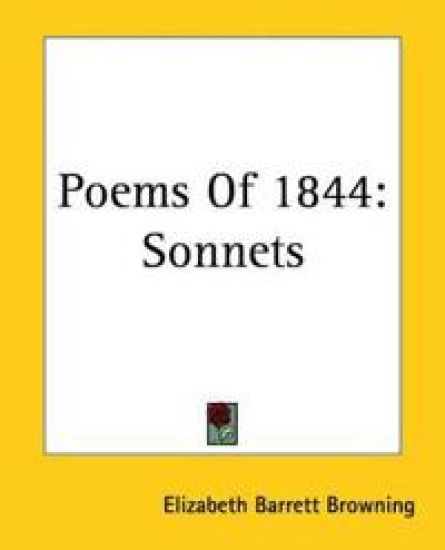 Poems Of 1844 – Elizabeth Barrett Browning, kirjan kansikuva
