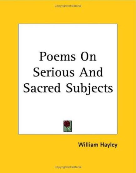 Poems On Serious And Sacred Subjects