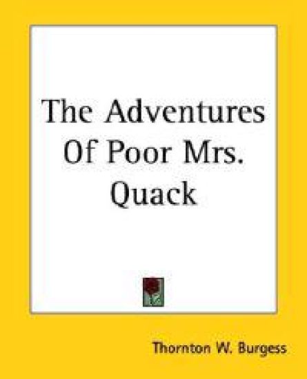 Adventures Of Poor Mrs. Quack