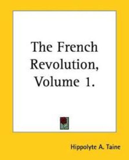 French Revolution, Volume 1.