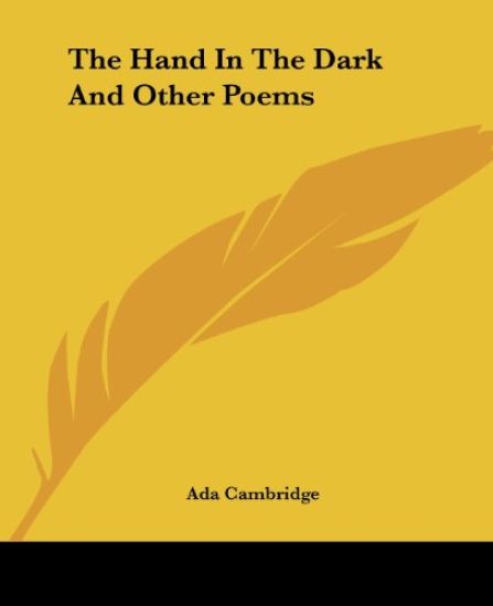 Hand In The Dark And Other Poems
