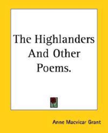 Highlanders And Other Poems.