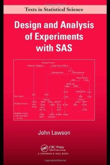 Design and Analysis of Experiments with SAS