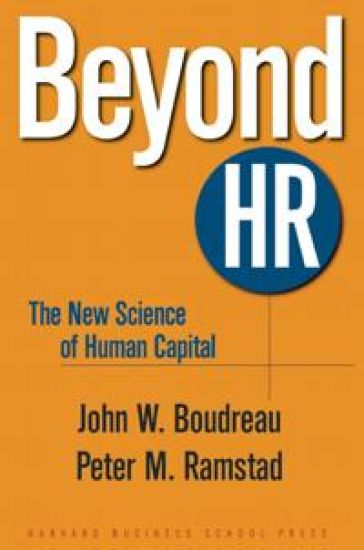 Beyond HR – John W. Boudreau, kirjan kansikuva