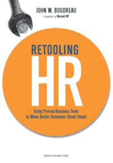 Retooling HR – John W. Boudreau, kirjan kansikuva