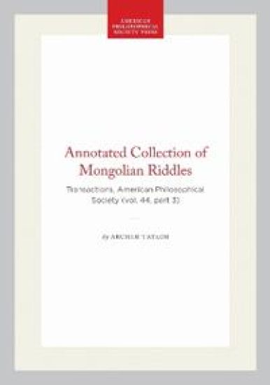 Annotated Collection of Mongolian Riddles