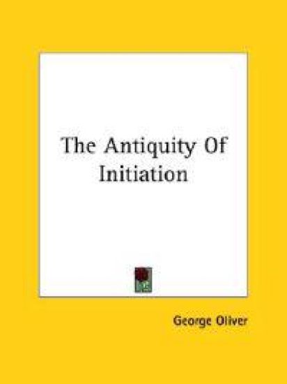 The Antiquity of Initiation