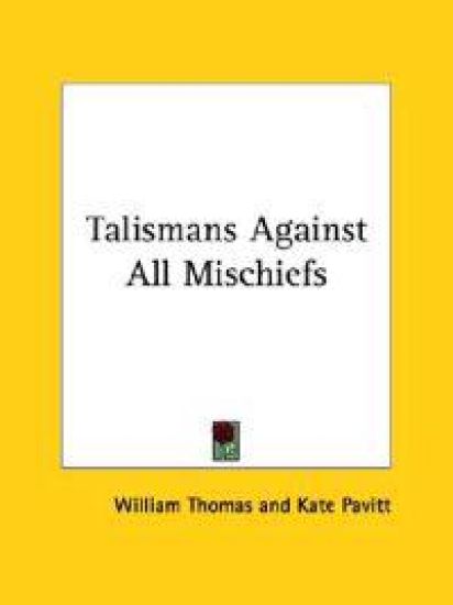 Talismans Against All Mischiefs – William Thomas, kirjan kansikuva