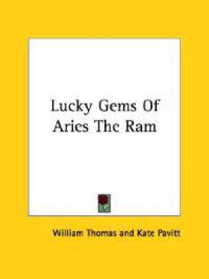 Lucky Gems of Aries the Ram – William Thomas, kirjan kansikuva