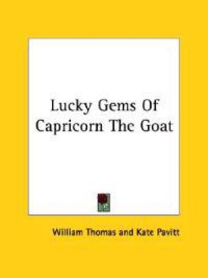 Lucky Gems of Capricorn the Goat – William Thomas, kirjan kansikuva