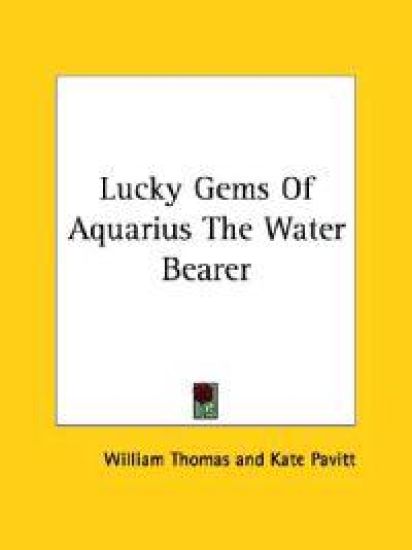 Lucky Gems of Aquarius the Water Bearer – William Thomas, kirjan kansikuva