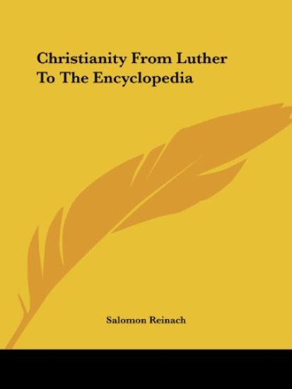 Christianity from Luther to the Encyclopedia